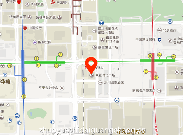 卓越时代广场位置地图